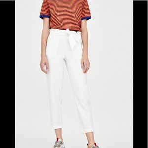 Zara White Pants
